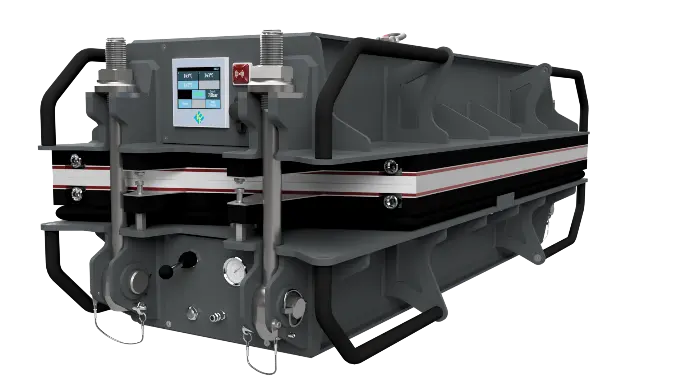 Vulkanisierpresse, Künneth und Knöchel, Vulcanizing press