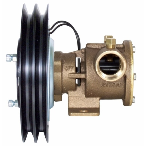 Impellerpumpe 50080-2001 Jabsco, Bronze mit 12V Kupplung als Fußausführung