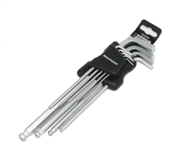 MATADOR Hex Key Set Long Arm 9-pc