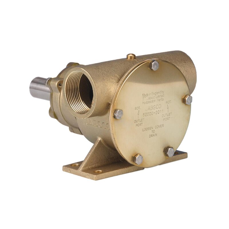 [12597] Cooling Water Pump 52200-2011 Jabsco, Bronze Foot Mount, BG200, 38mm (1-1/2") BSP, NEO, Female Thread