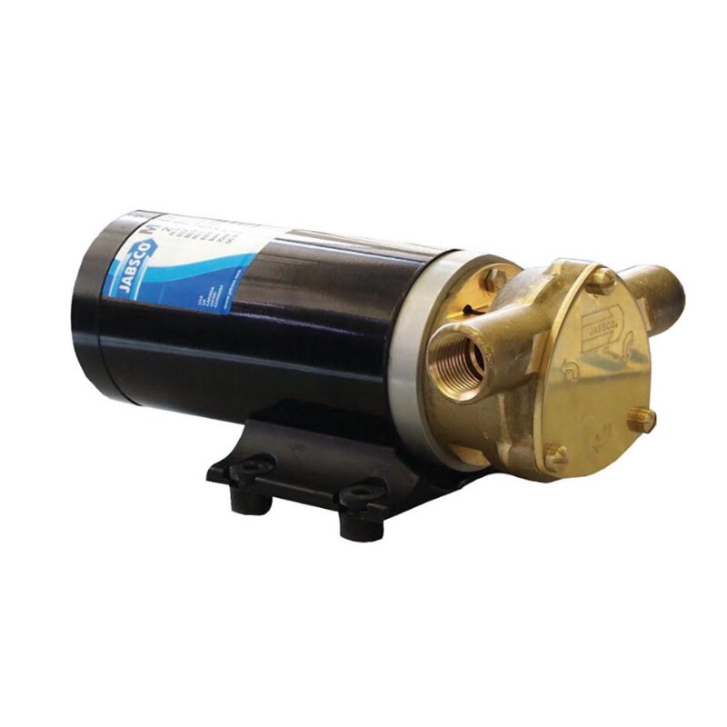 Jabsco Maxi Puppy 3000 Self-Priming Bilge and Circulation Pump 12V 44LPM - Part No. 11072