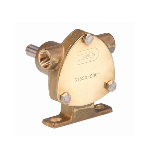 [12574] Bronze Pump, Jabsco 51520-2001, 9.5mm (3/8") BSP Female Thread, Foot Mount, NEO