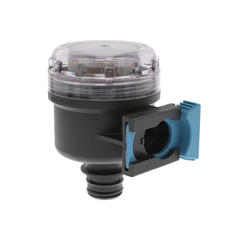 [12455] Suction Filter 46400-0711 Jabsco 40 Mesh, 90°, for 6 GPM Pumps with Push-Fit Connection