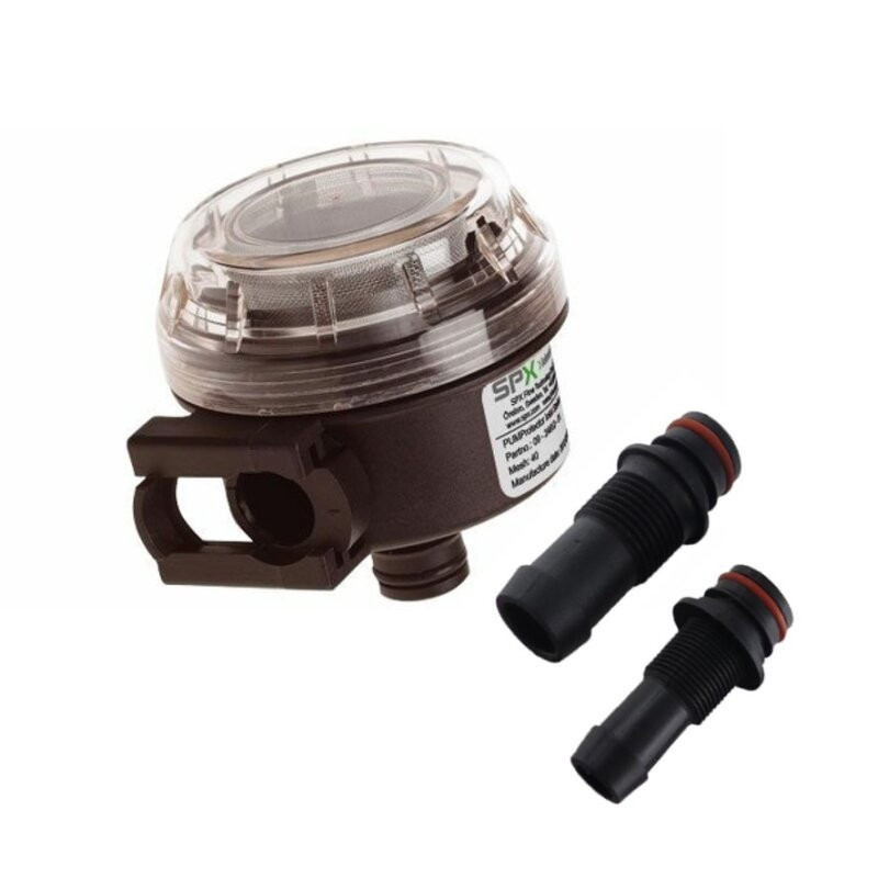 Suction Filter 40 MESH, 90°, 09-24653-03, KlickTite Push-Fit Connection