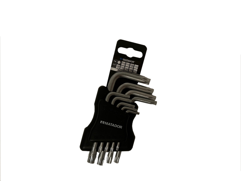 [0443 9091] TORX® Bit Set in Holder, Short Form, 9-Piece