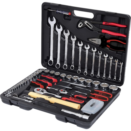 [911.0688] KS Tools Socket Set 1/4" + 1/2", 88-Piece