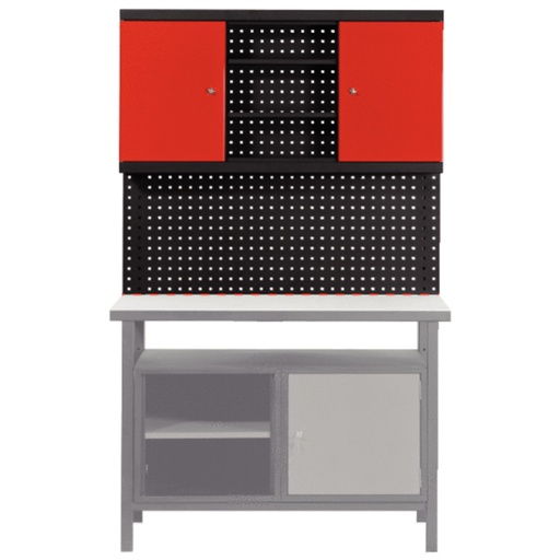 [865.0009] Extension Rear Wall System for Workbenches with Cabinet