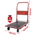 Platform trolley for warehouse and workshop, 150kg