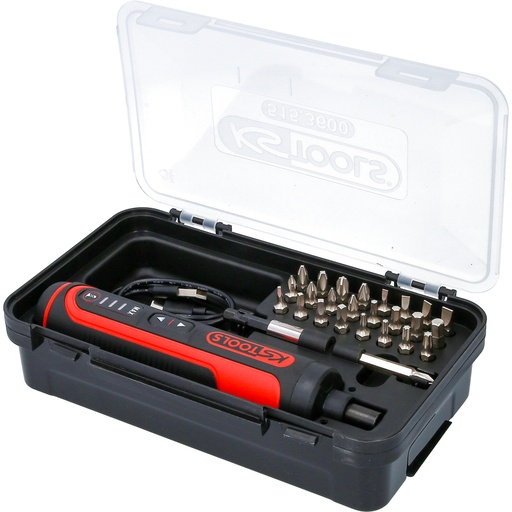 [515.3600] KS Tools eMONSTER 1/4" Cordless Bit Screwdriver Set, 27-Piece