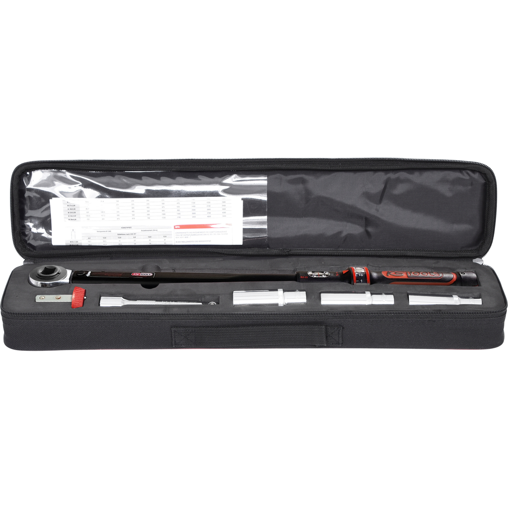 [516.1905] KS Tools 1/2" ERGOTORQUEprecision Torque Wrench Set, 40-200 Nm, 5-Piece