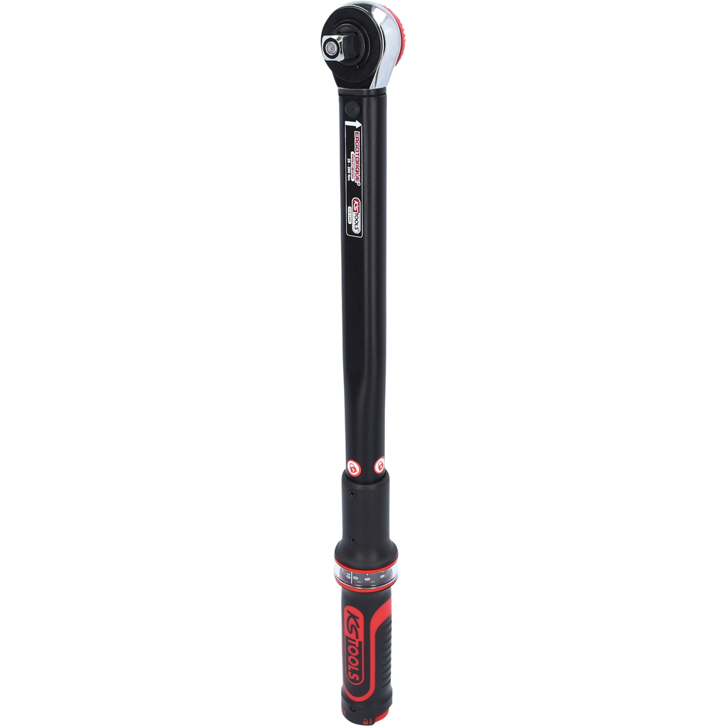 KS Tools 1/2" ERGOTORQUE®precision Ratschen-Drehmomentschlüssel Drehknopf, 20-200Nm