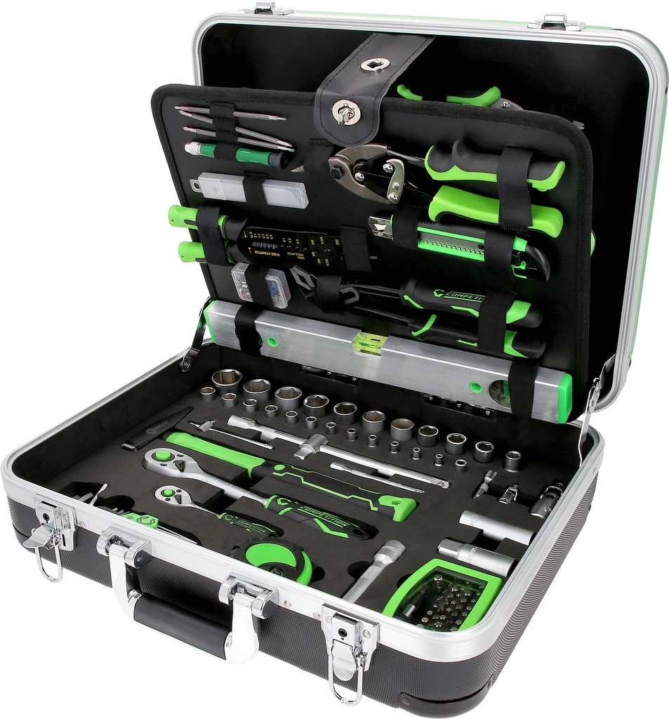 COMPETITION 1/4"+1/2" Universal-Werkzeug -Satz, 145-tlg