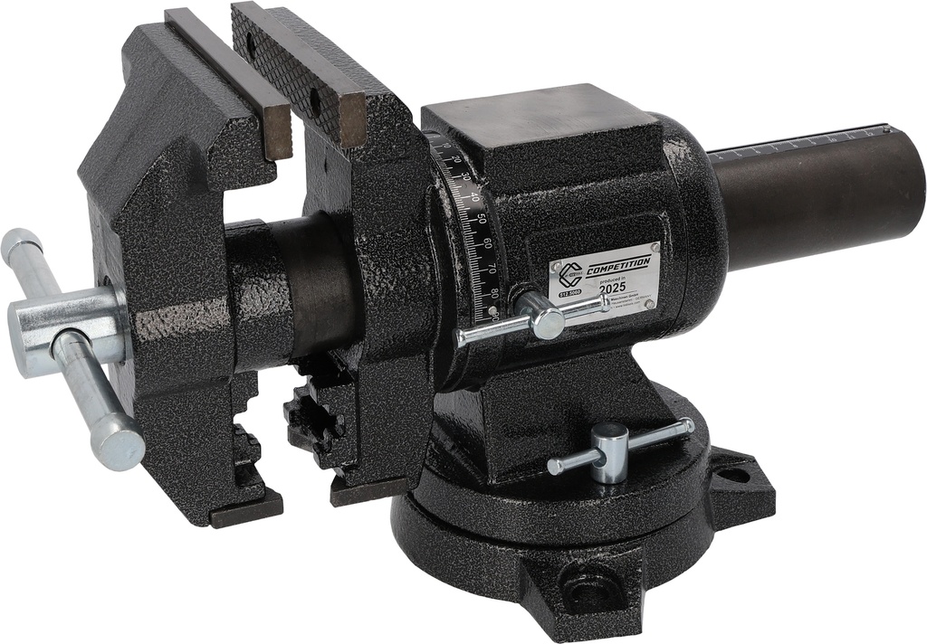 COMPETITION Parallel Vise with Swivel Base, 5", 125 mm